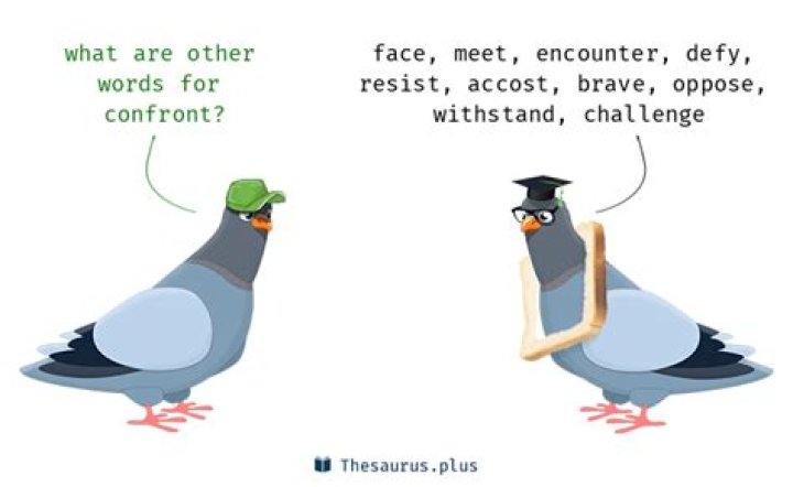 Confront synonyms 2 418 Words and Phrases for Confront