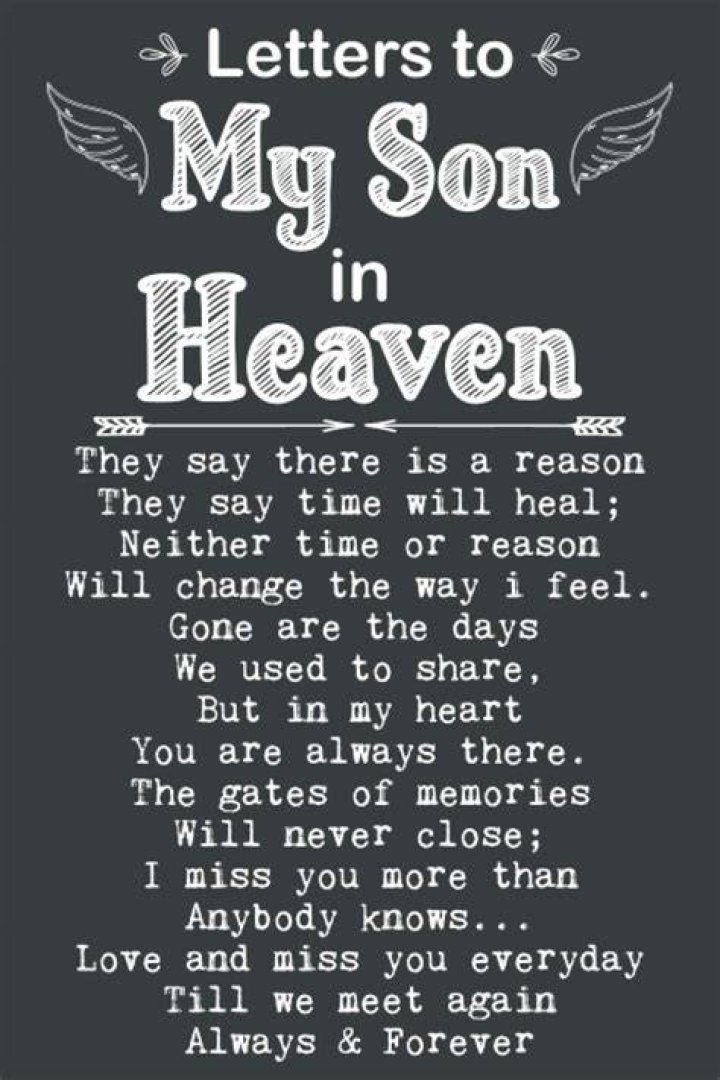 Missing my son in Heaven Missing My Loved Ones in Heaven Pinterest
