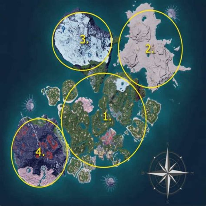 Palworld Full Map All Regions Locations Points Of Interest Pro My XXX