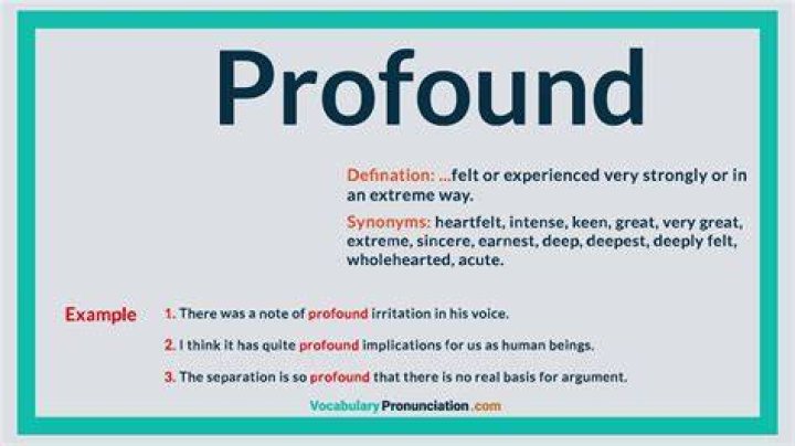 Profound Meaning YouTube