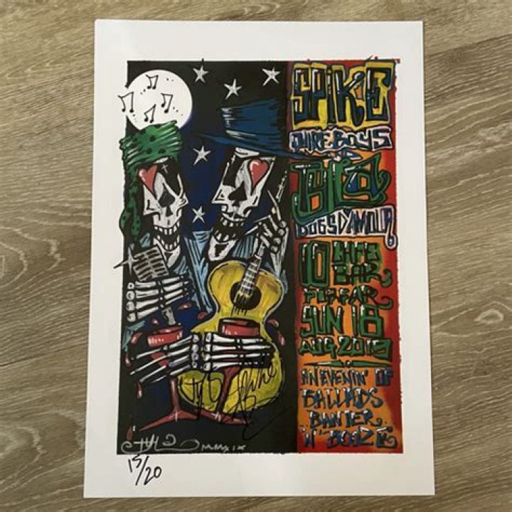 Spike & Tyla's Hot Knives TShirt (white) &bull; Shop Tyla&rsquo;s Art Tavern