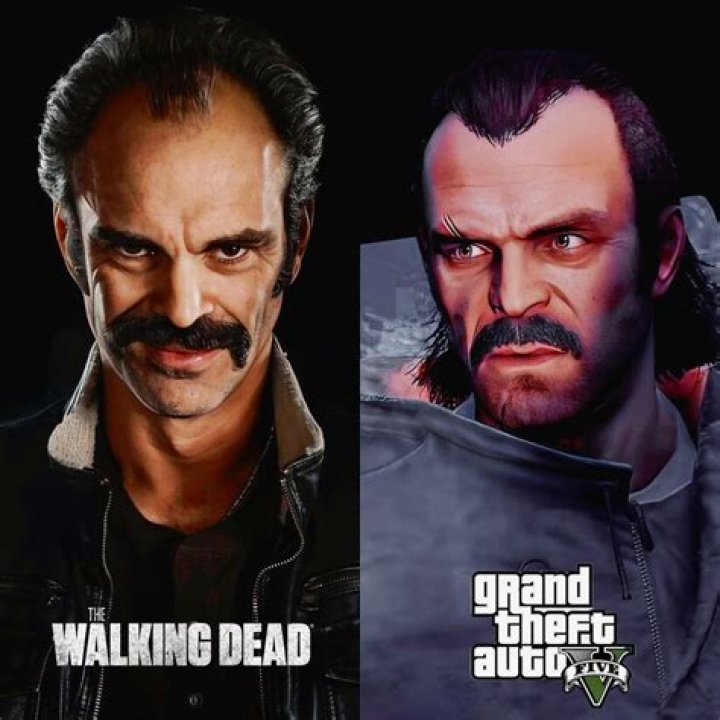 Steven Ogg como Simon The Walking Dead 8&deg; Temporada Foto Alan